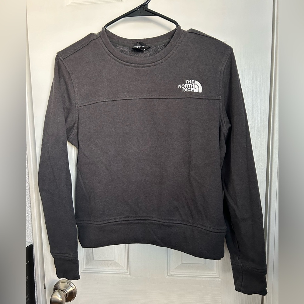 North Face dark grey sweater women’s S
